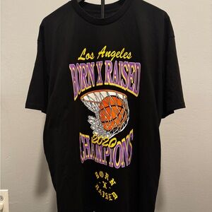 BORN X RAISED Black Graphic Tee